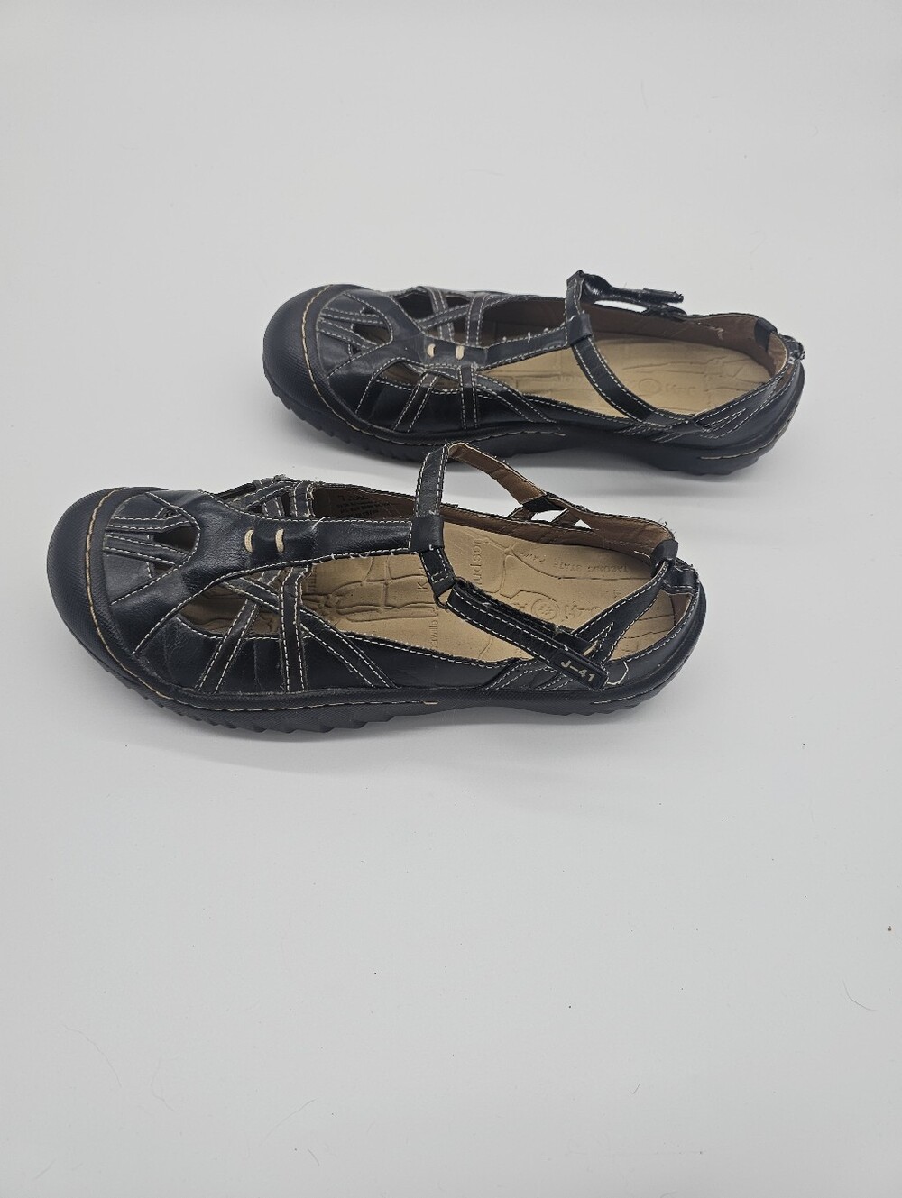 Jeep J-41 Black Adventure Strap On Active Sandal Shoes Sz 7.5